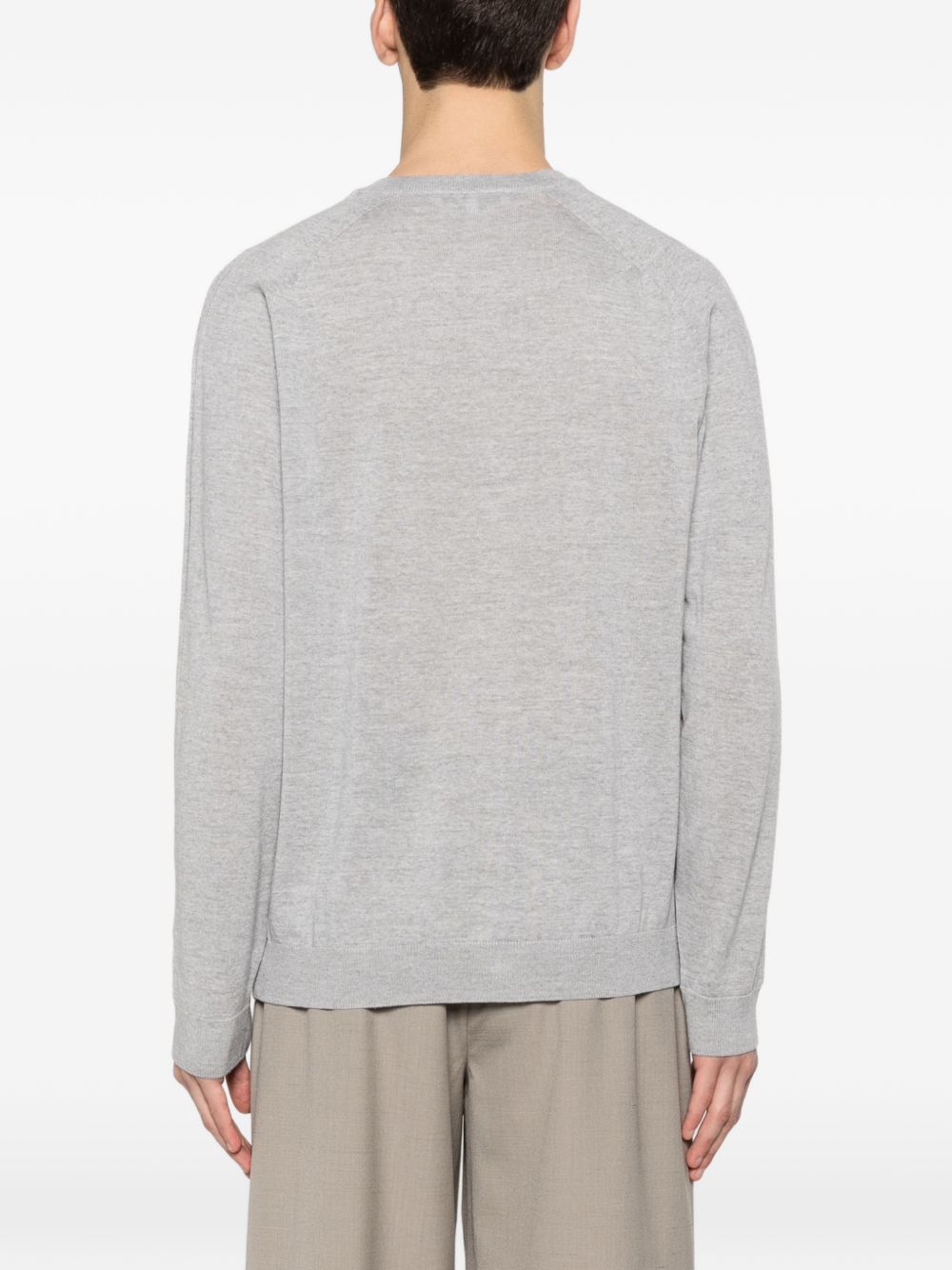 Maison Kitsuné Maison Kitsuné Fox head patch cardigan