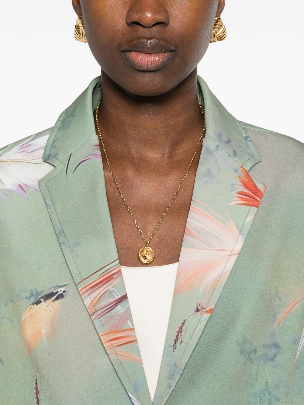 SISSIOTTOSTYLE Sissiottostyle Printed single-breasted blazer jacket