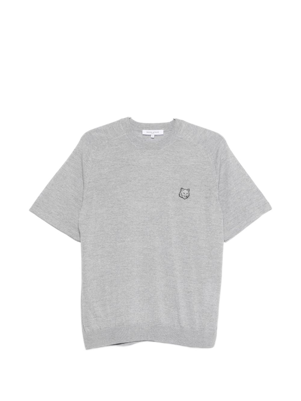 Maison Kitsuné Maison Kitsuné Fox head fine merino short sleeve jumper