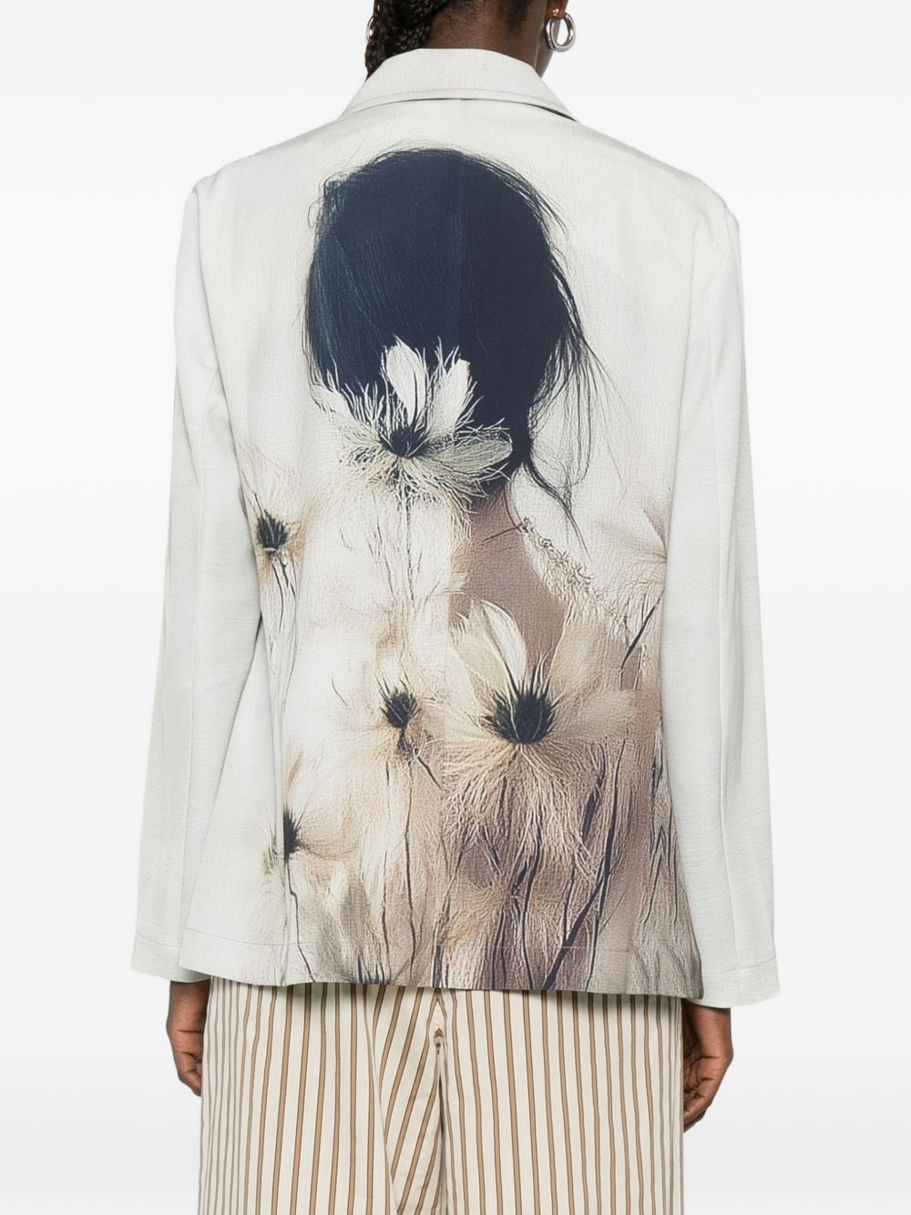 SISSIOTTOSTYLE Sissiottostyle Printed single-breasted blazer jacket