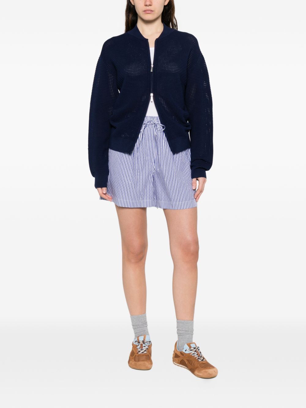 Parosh Parosh Striped cotton shorts