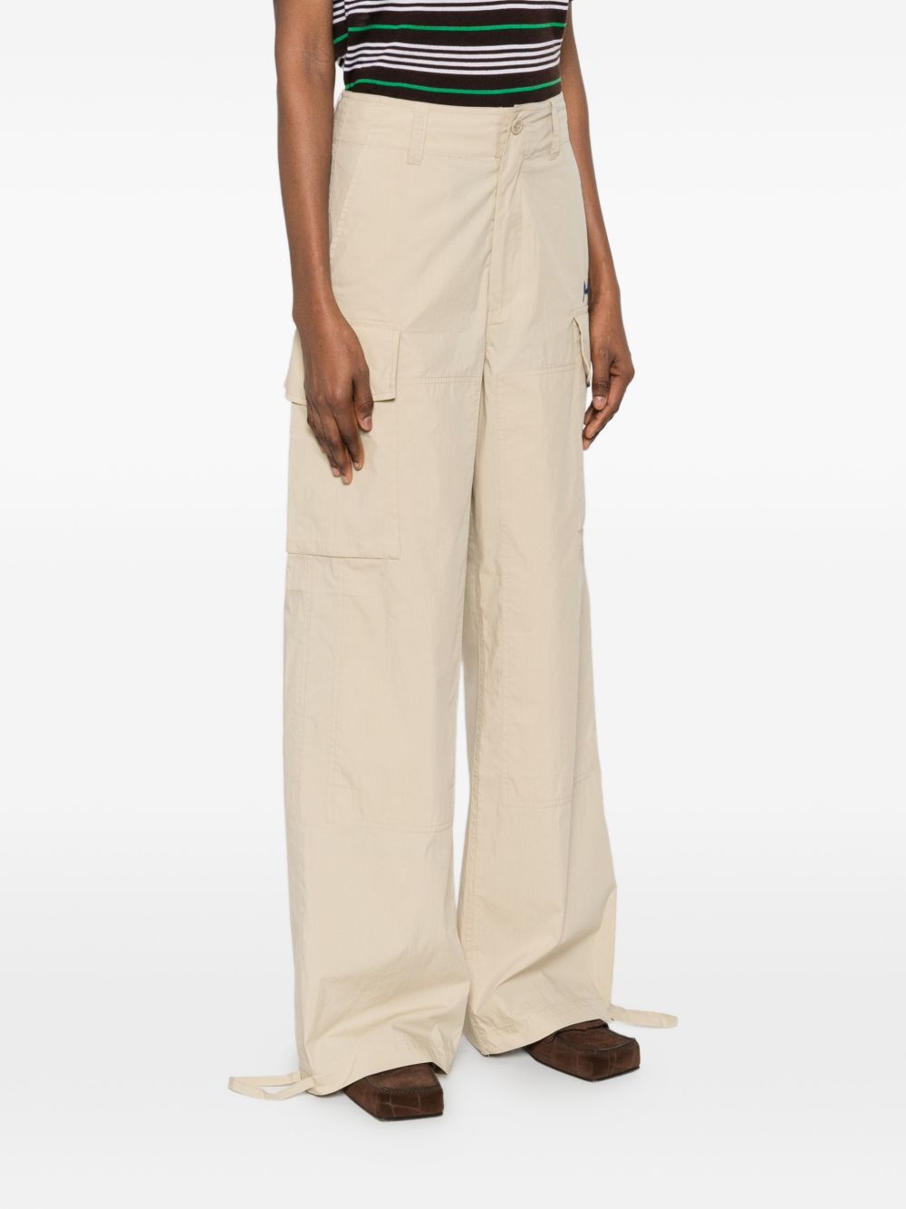 Parosh Parosh P.A.R.O.S.H. Nylon and cotton trousers