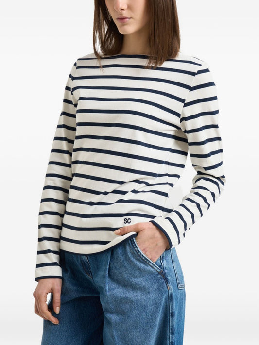 Semicouture Semicouture Carmelita striped cotton sweater