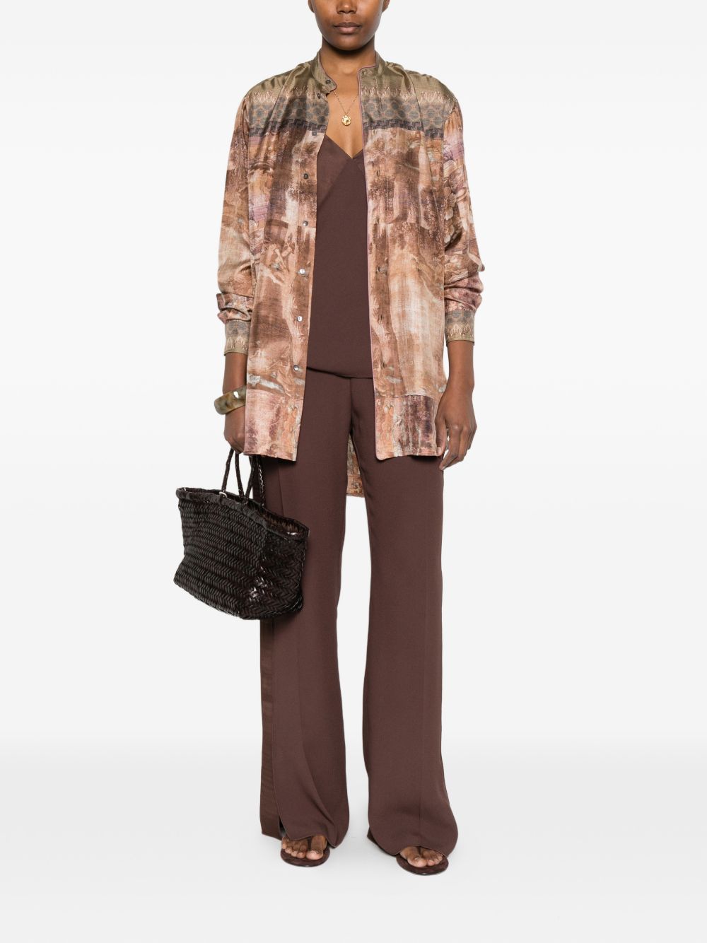 Pierre Louis Mascia Pierre Louis Mascia Printed silk shirt