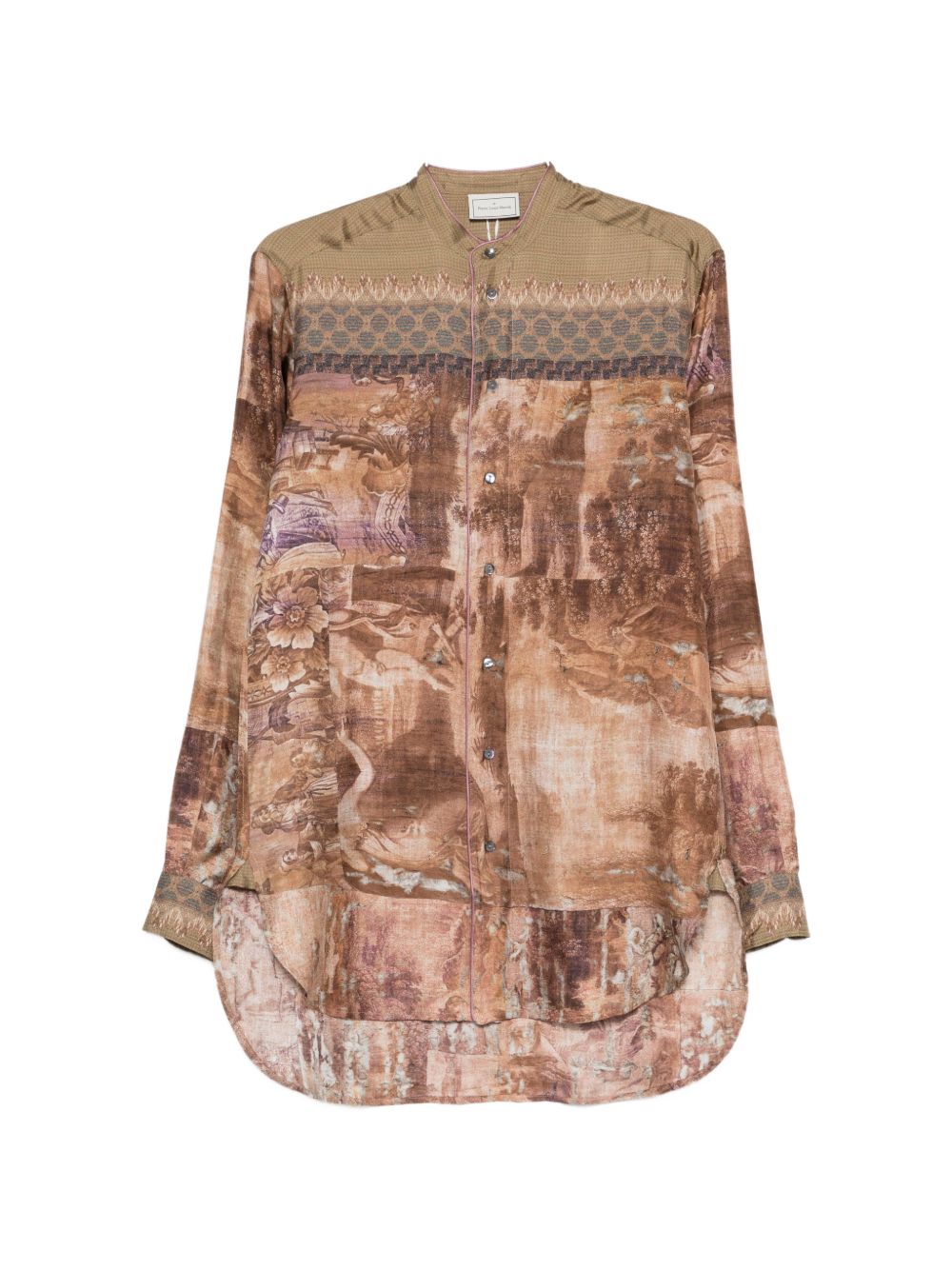 Pierre Louis Mascia Pierre Louis Mascia Printed silk shirt