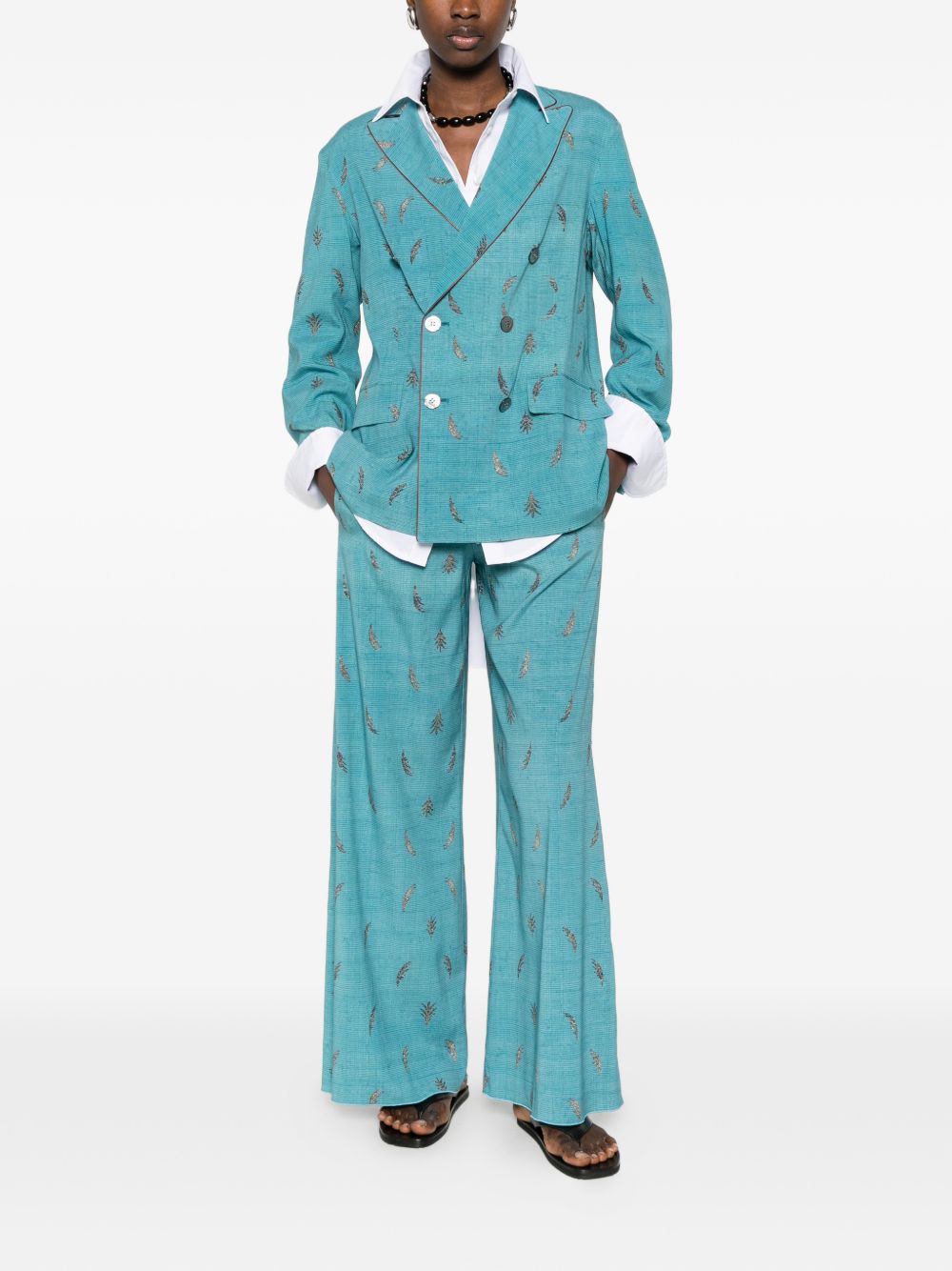 Pierre Louis Mascia Pierre Louis Mascia Printed silk jacket