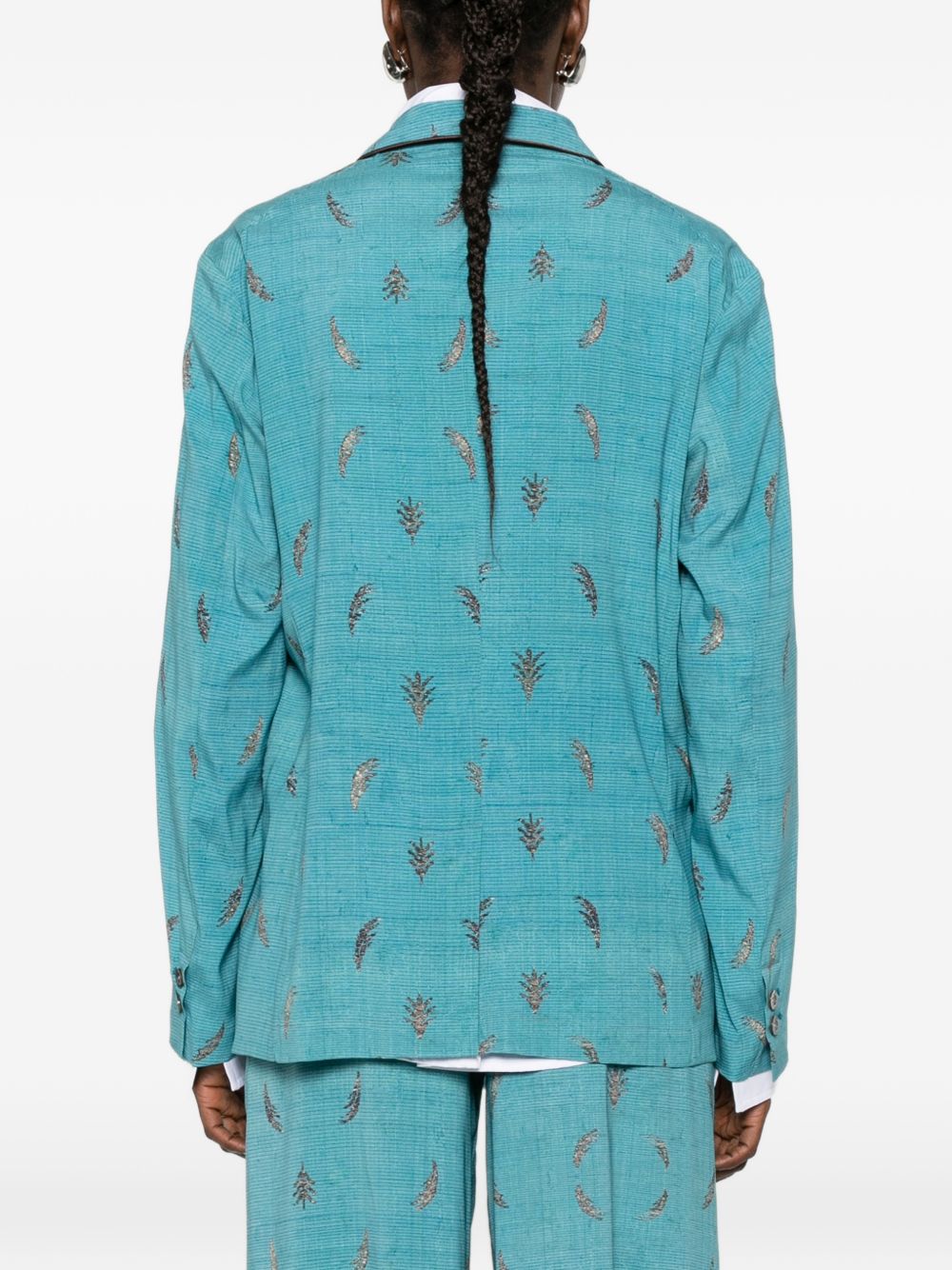 Pierre Louis Mascia Pierre Louis Mascia Printed silk jacket