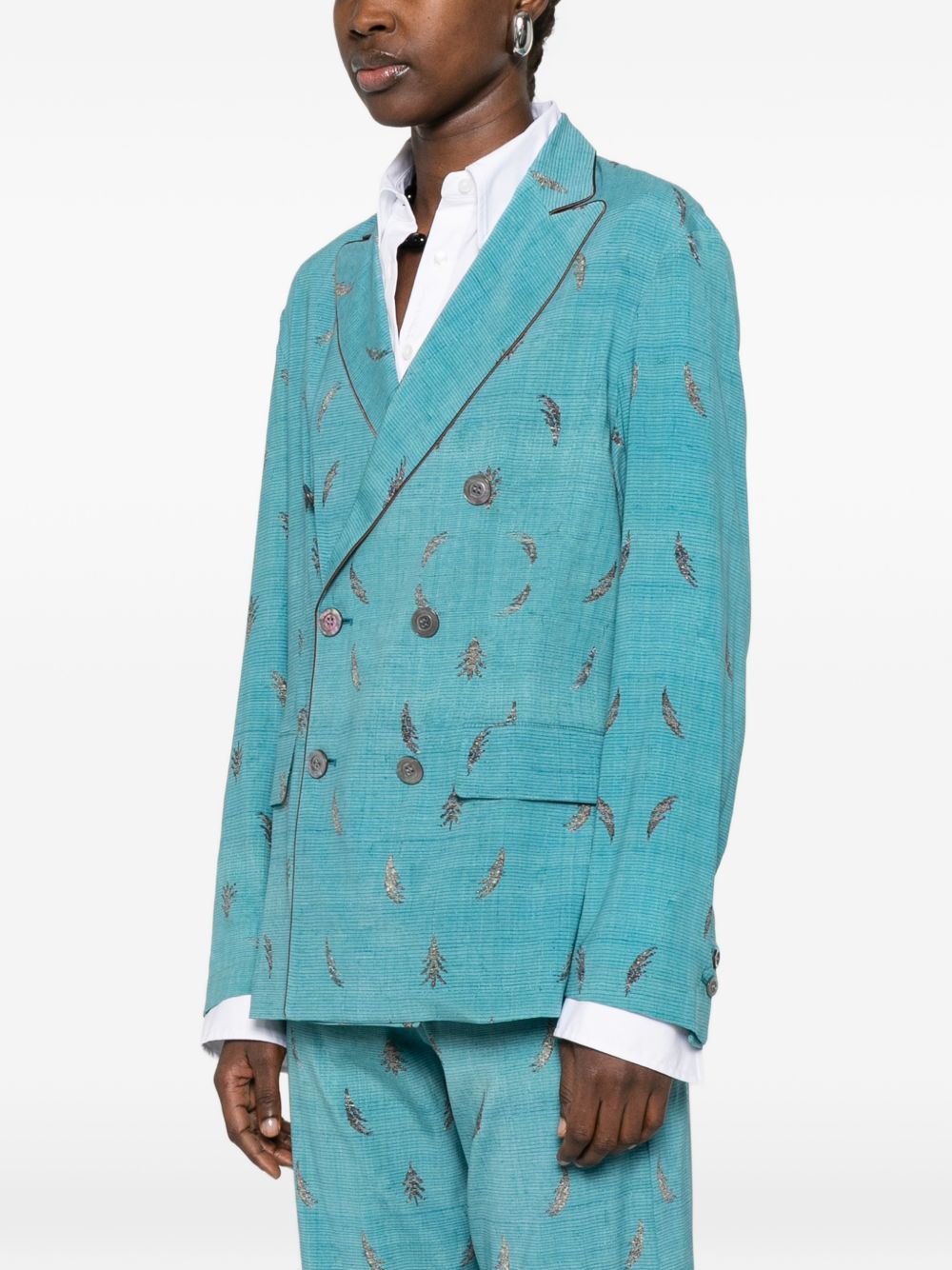 Pierre Louis Mascia Pierre Louis Mascia Printed silk jacket