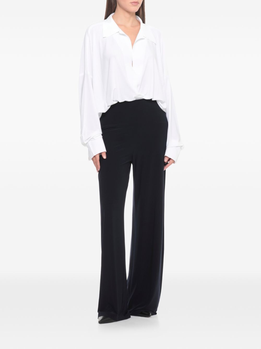 Norma Kamali Norma Kamali Oversized shirt bodysuit
