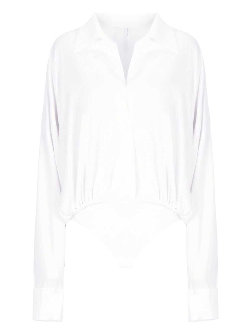 Norma Kamali Norma Kamali Oversized shirt bodysuit