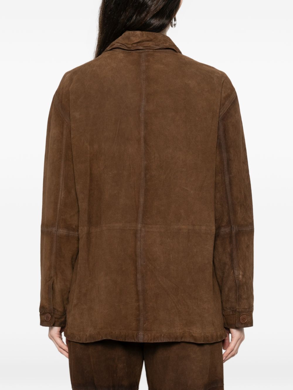 Parosh Parosh P.A.R.O.S.H. Suede leather jacket