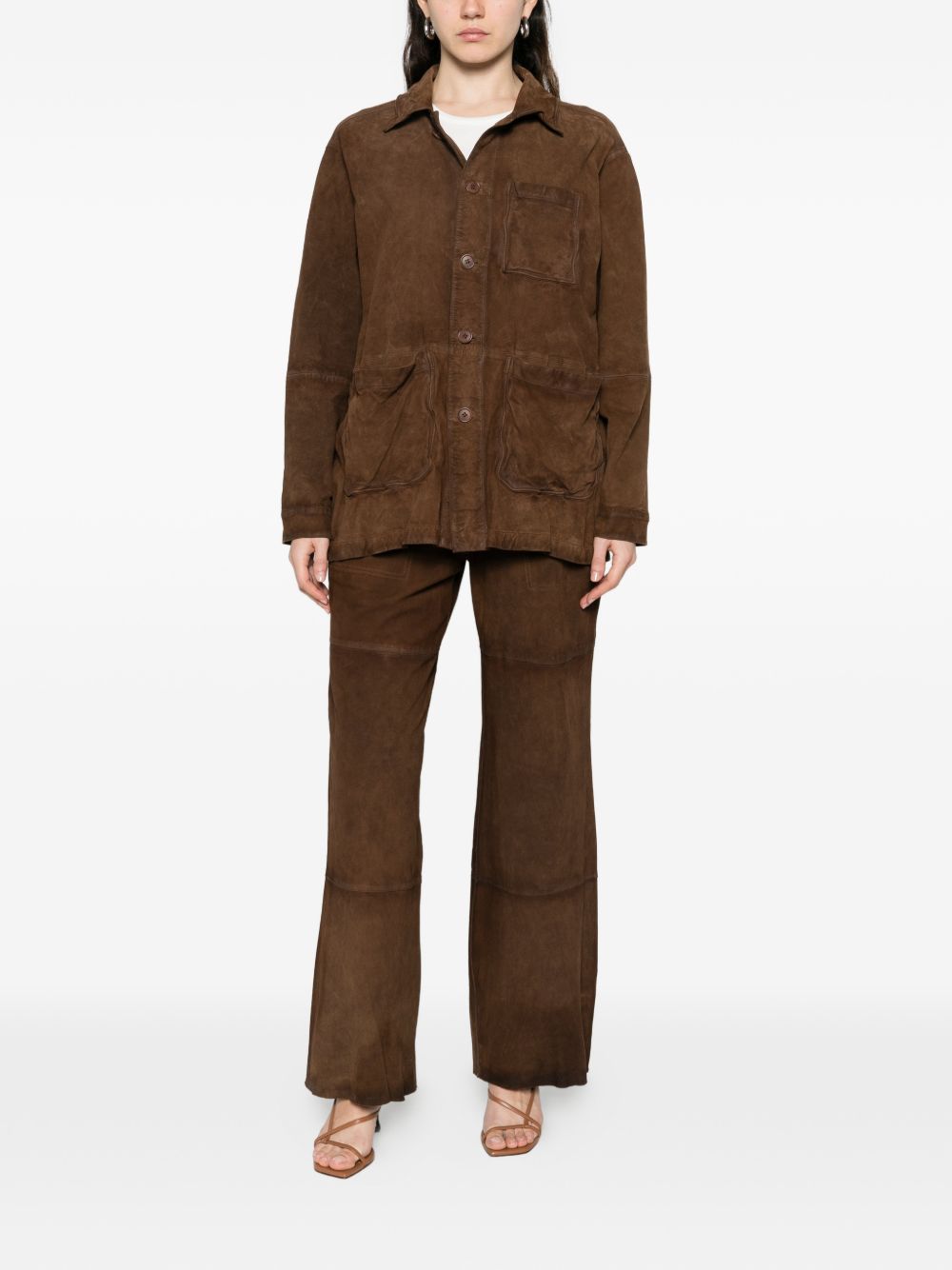 Parosh Parosh P.A.R.O.S.H. Suede leather jacket