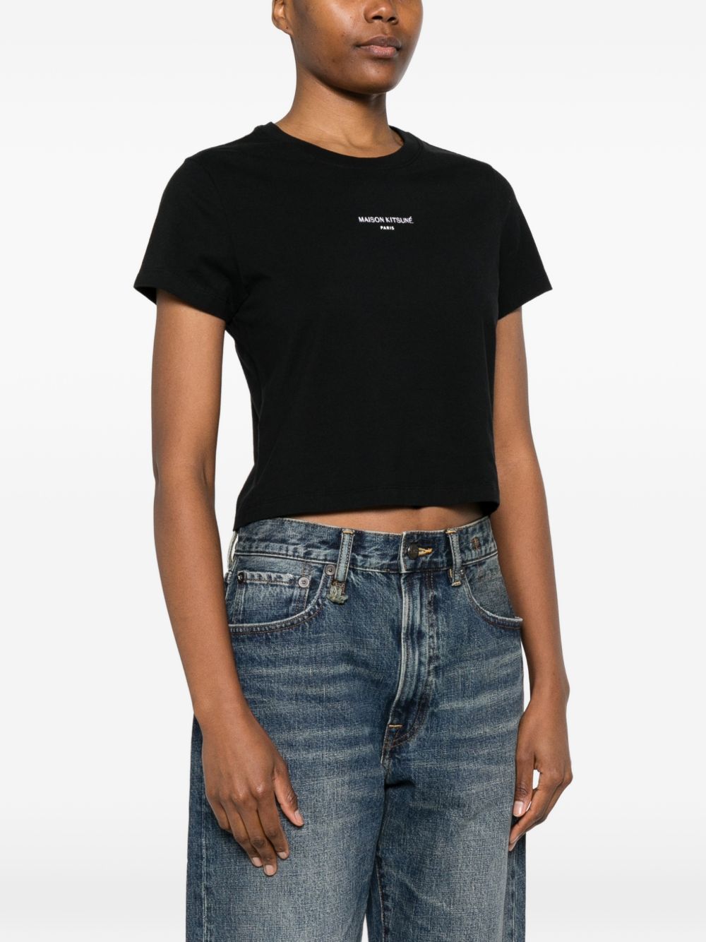 Maison Kitsuné Maison Kitsuné Logo cotton t-shirt