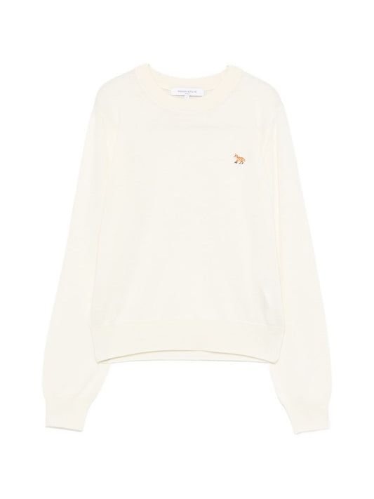 Maison Kitsuné Maison Kitsuné Baby Fox wool crewneck jumper