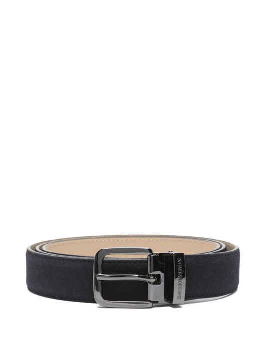 Emporio Armani Exclusive Suede Leather Belt