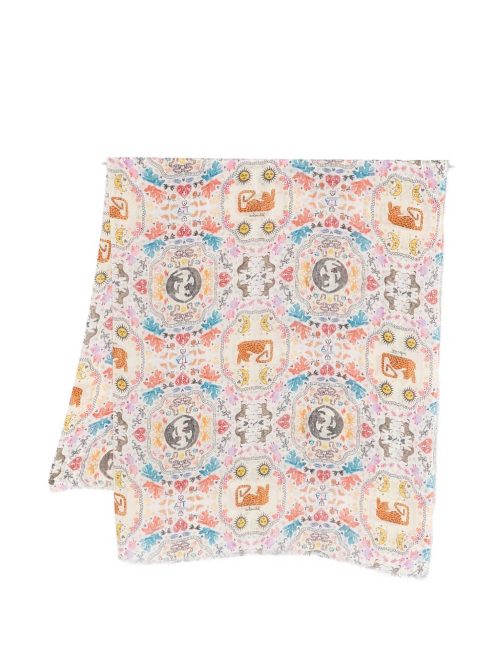 Faliero Sarti Faliero Sarti Poly silk blend stole