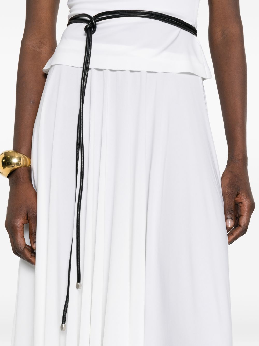 Norma Kamali Norma Kamali Flared midi skirt