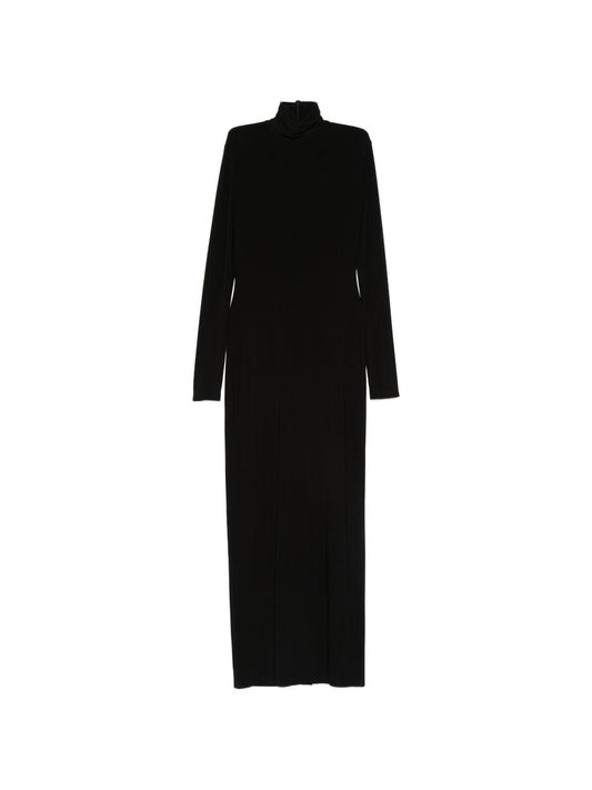 Norma Kamali Norma Kamali Turtle-neck long dress