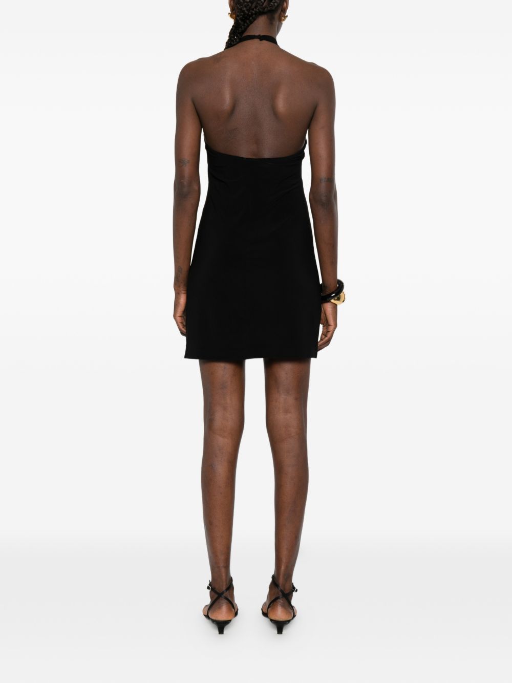 Norma Kamali Norma Kamali Halterneck mini dress