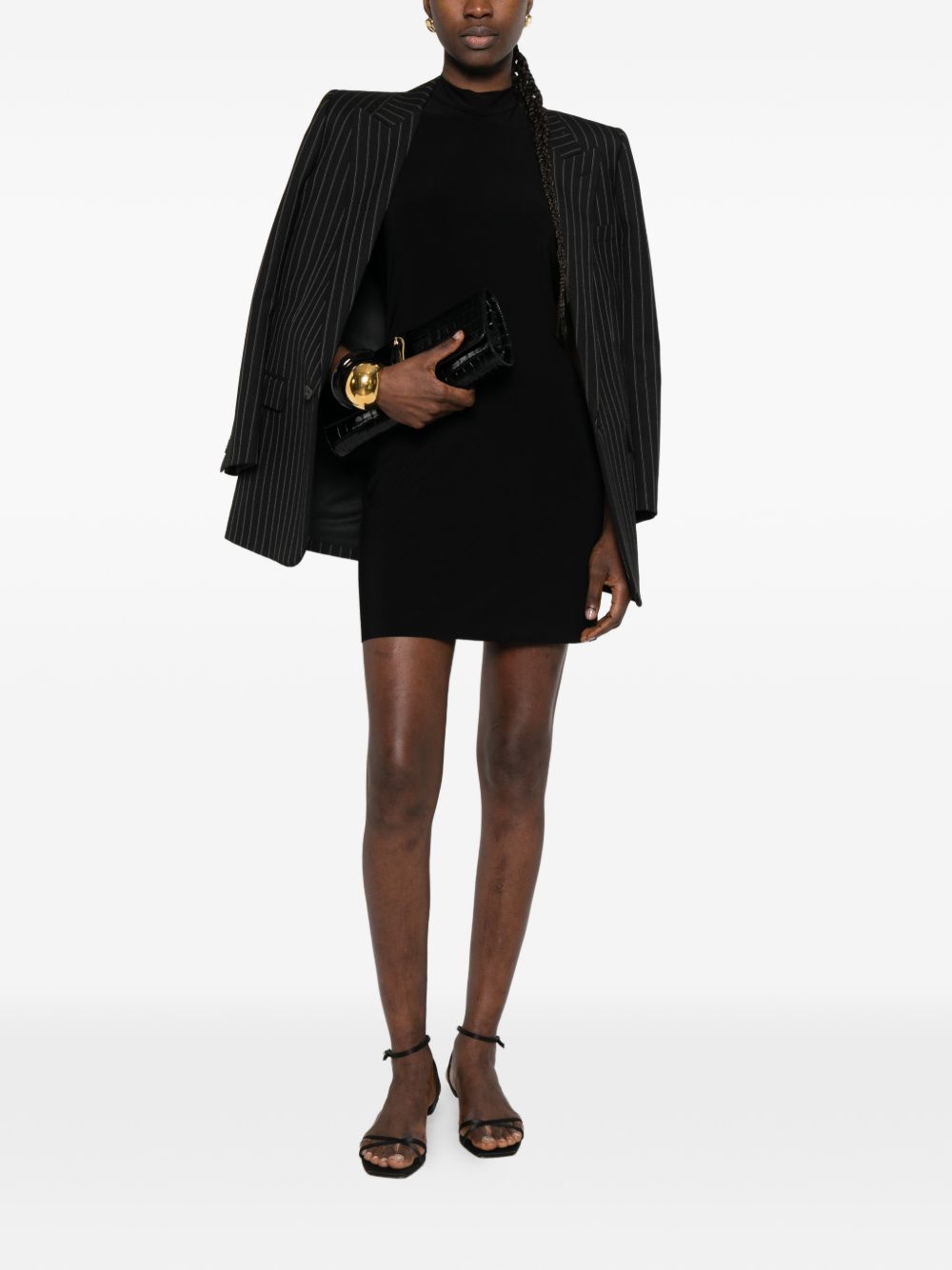 Norma Kamali Norma Kamali Halterneck mini dress