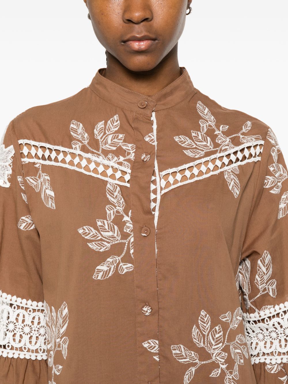 BYE Bye Printed cotton dress