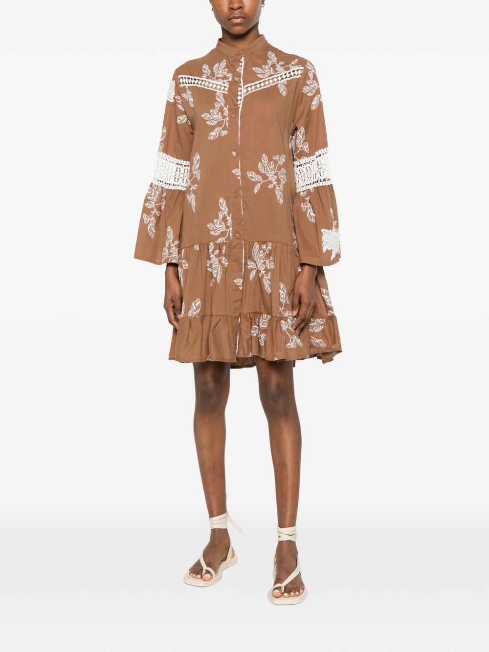 BYE Bye Printed cotton dress