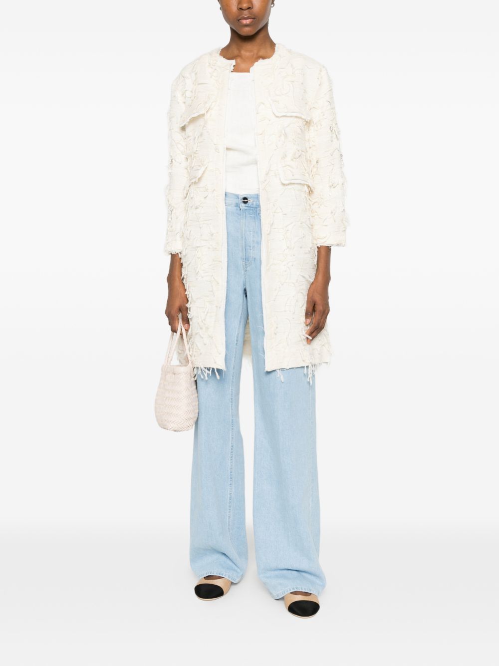 BYE Bye Cotton blend caban coat