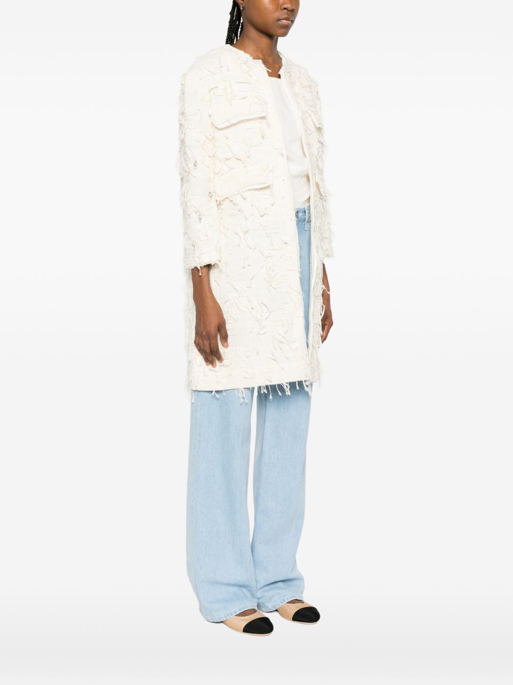 BYE Bye Cotton blend caban coat