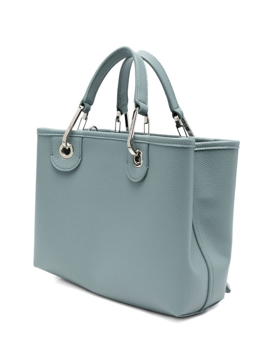 Emporio Armani Small Myea Shopper Bag With Deer Print