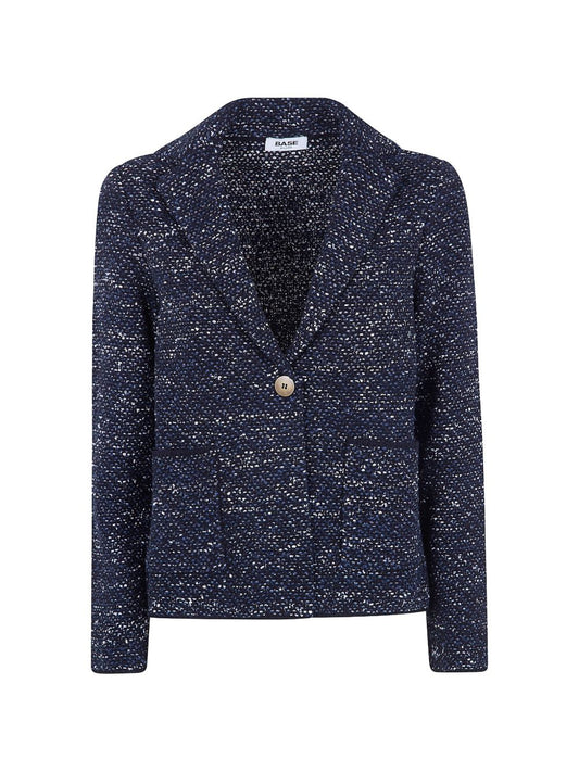 Base Base Cotton blend single-breasted jacket