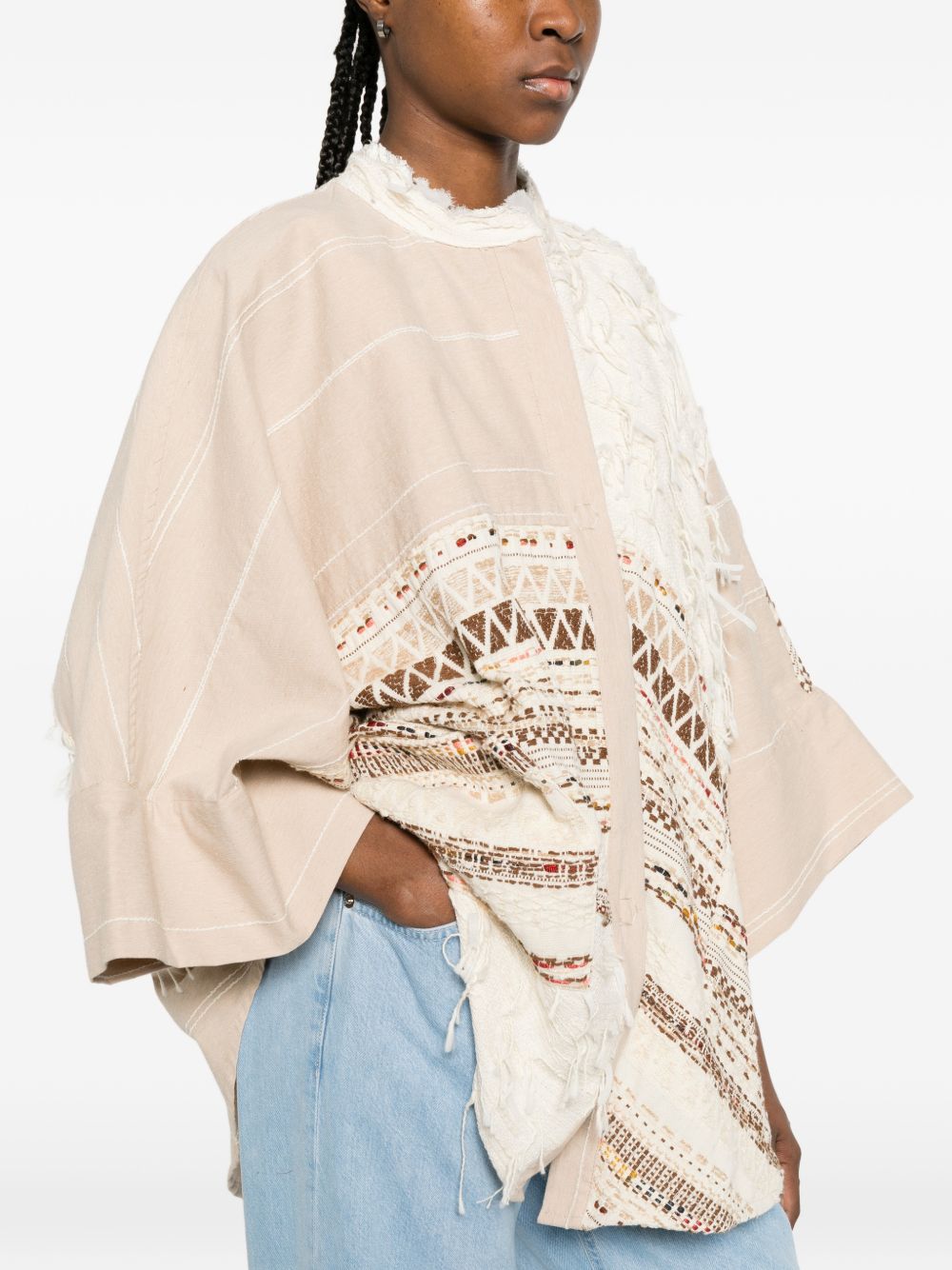BYE Bye Cotton blend caban coat