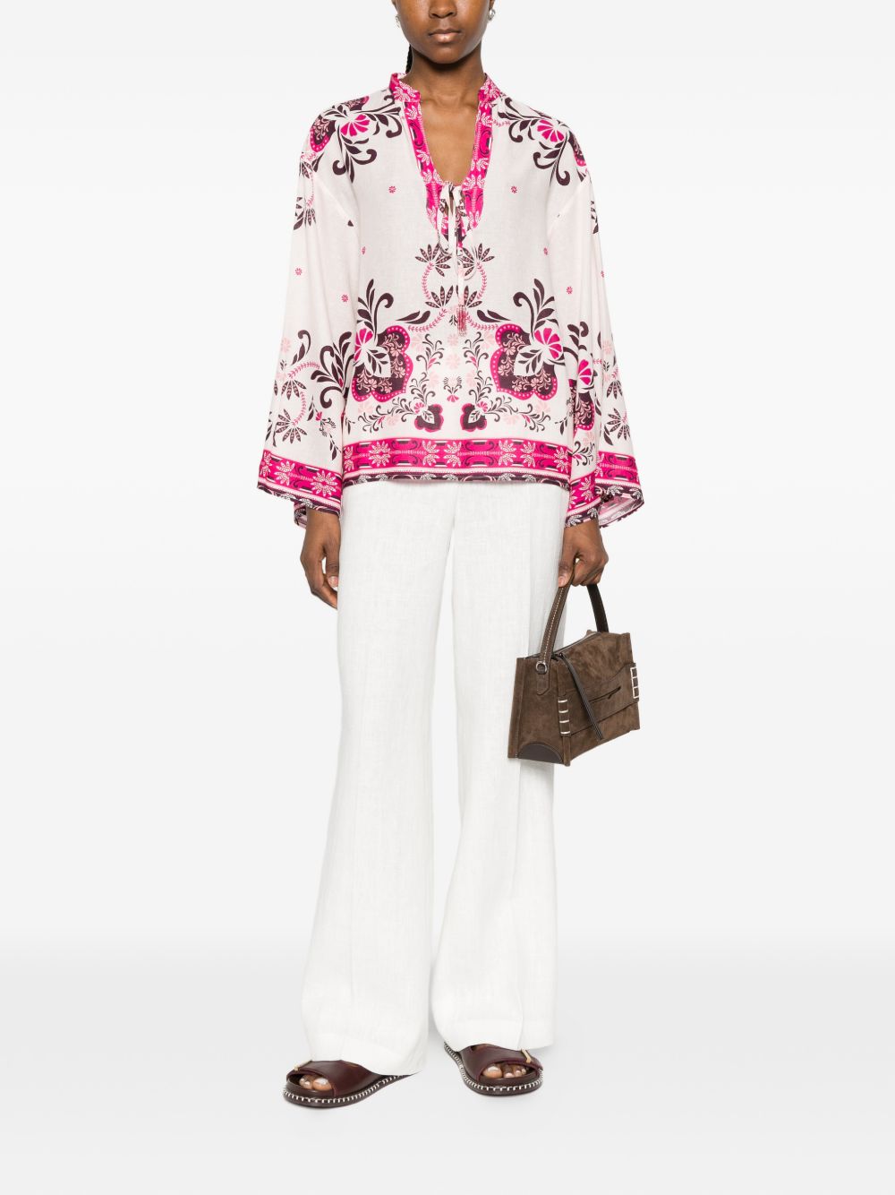 Via Masini 80 Via Masini 80 Linen trousers