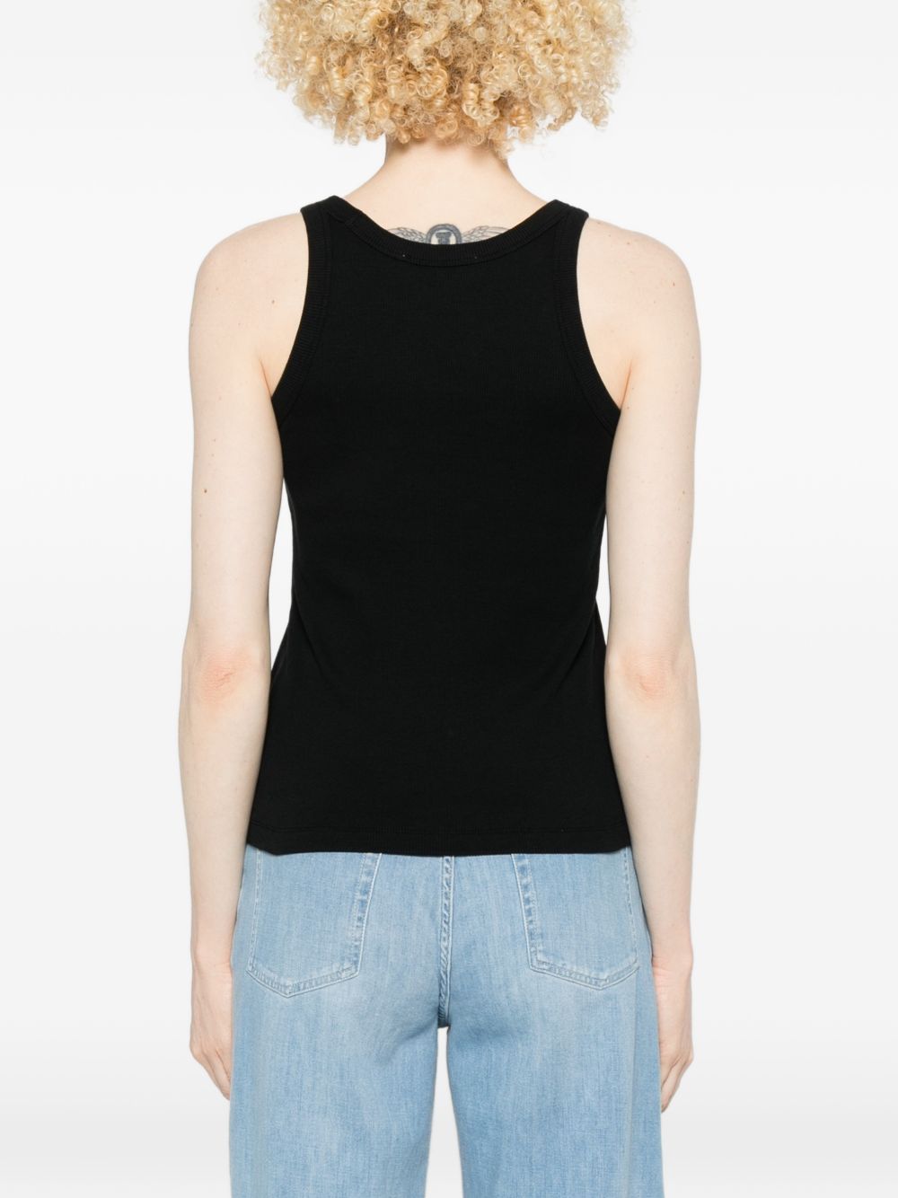 Maison Kitsuné Maison Kitsuné Maison KitsunÃ© Logo cotton tank top