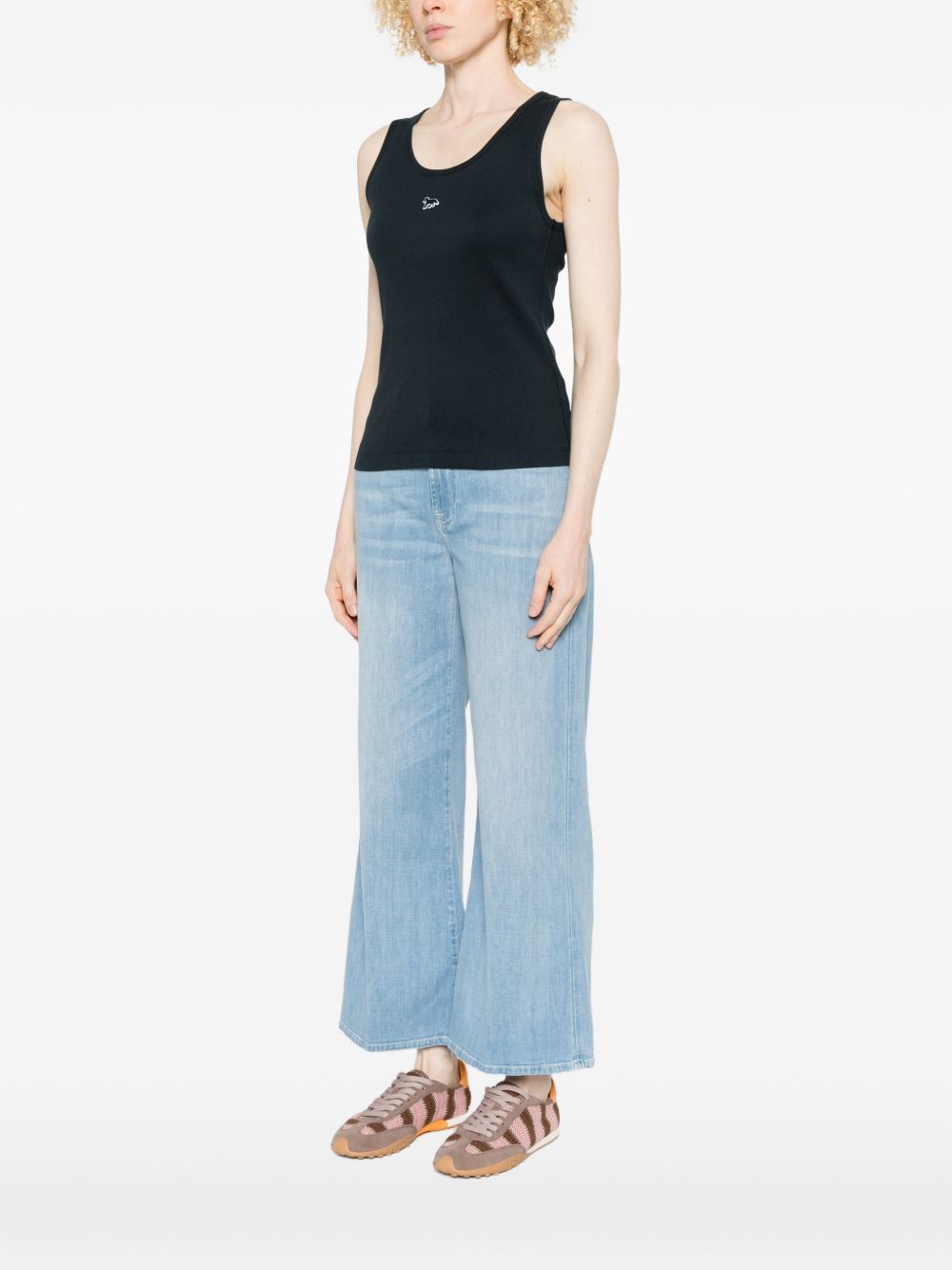 Maison Kitsuné Maison Kitsuné Maison KitsunÃ© Baby Fox cotton tank top