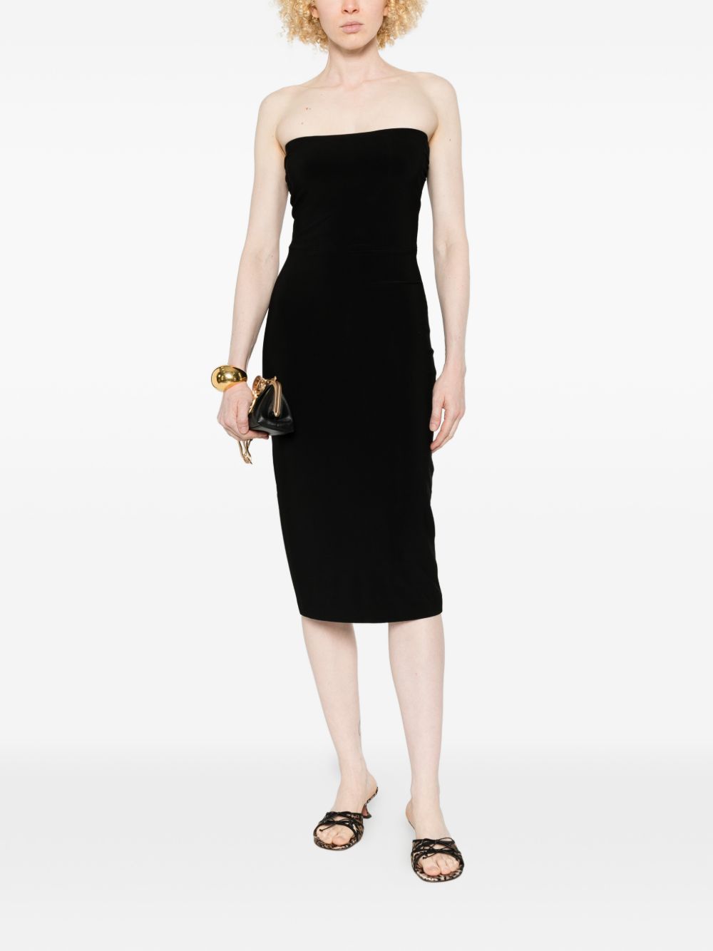 Norma Kamali Norma Kamali Strapless midi dress