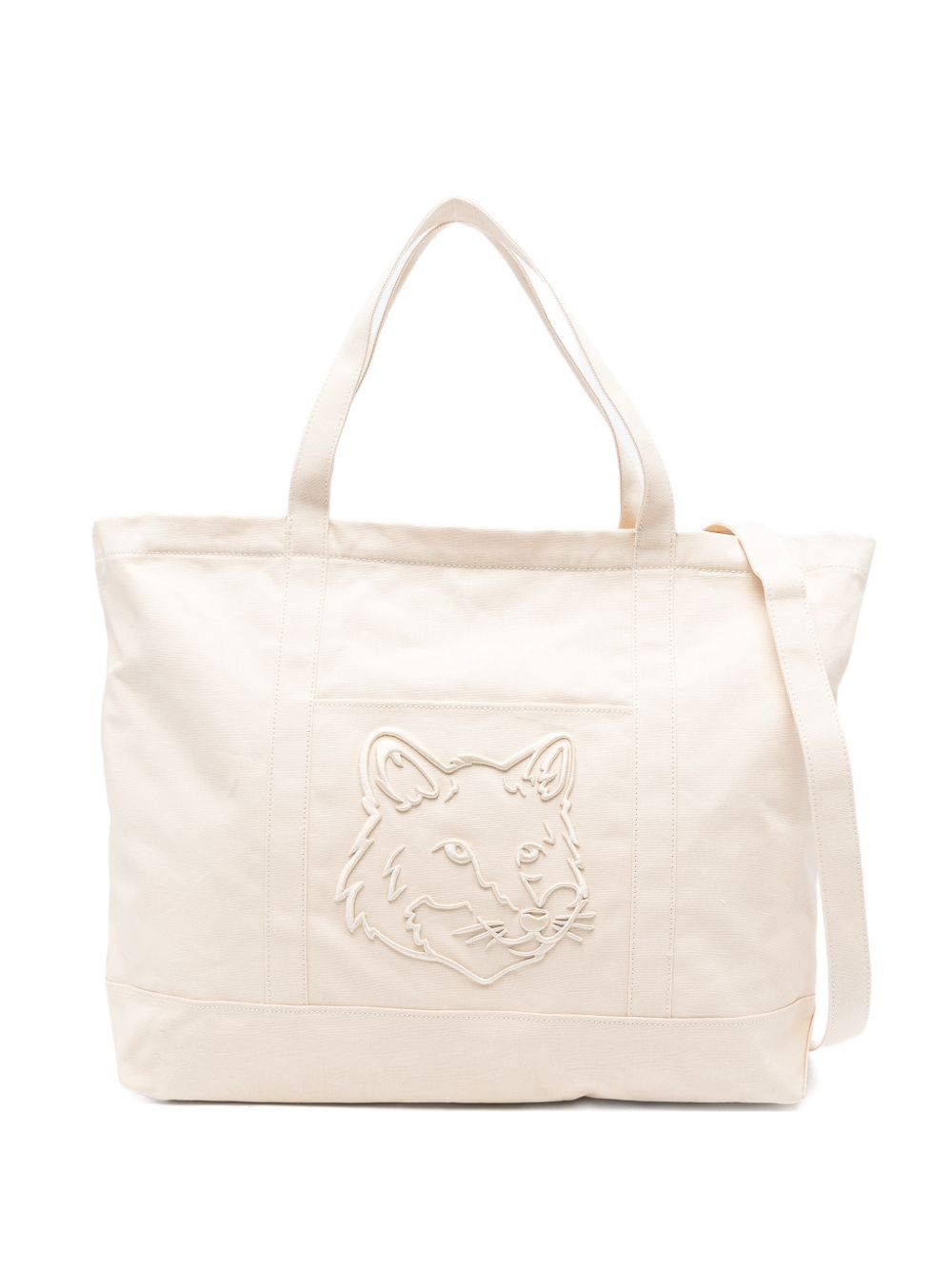 Maison Kitsuné Maison Kitsuné Fox Head Xl Tote