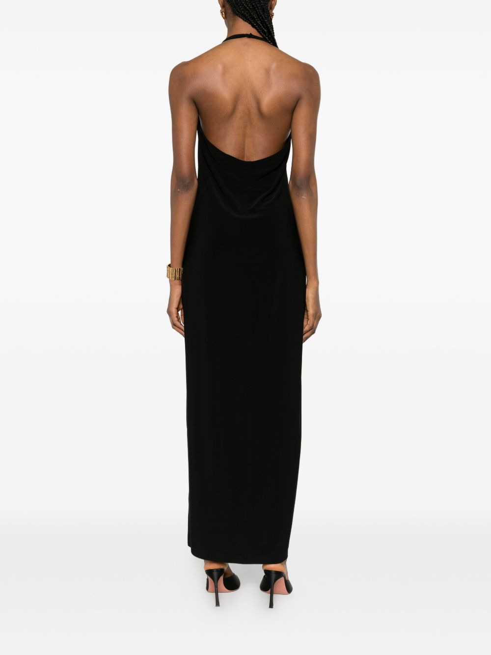 Norma Kamali Norma Kamali Side slit long dress