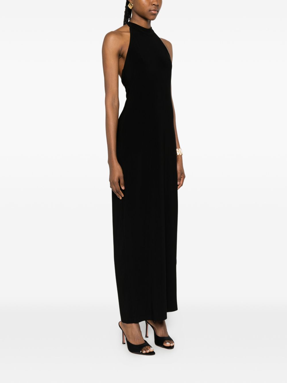 Norma Kamali Norma Kamali Side slit long dress