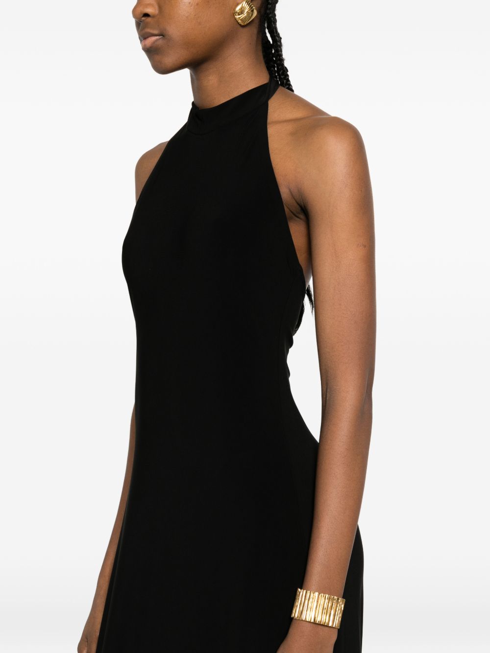Norma Kamali Norma Kamali Side slit long dress