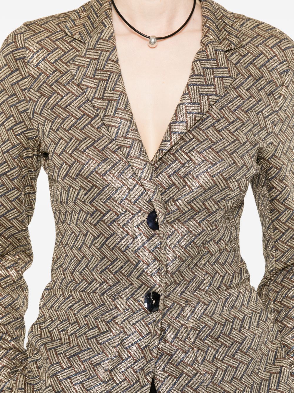 Siyu Siyu Tallis single-breasted jacket