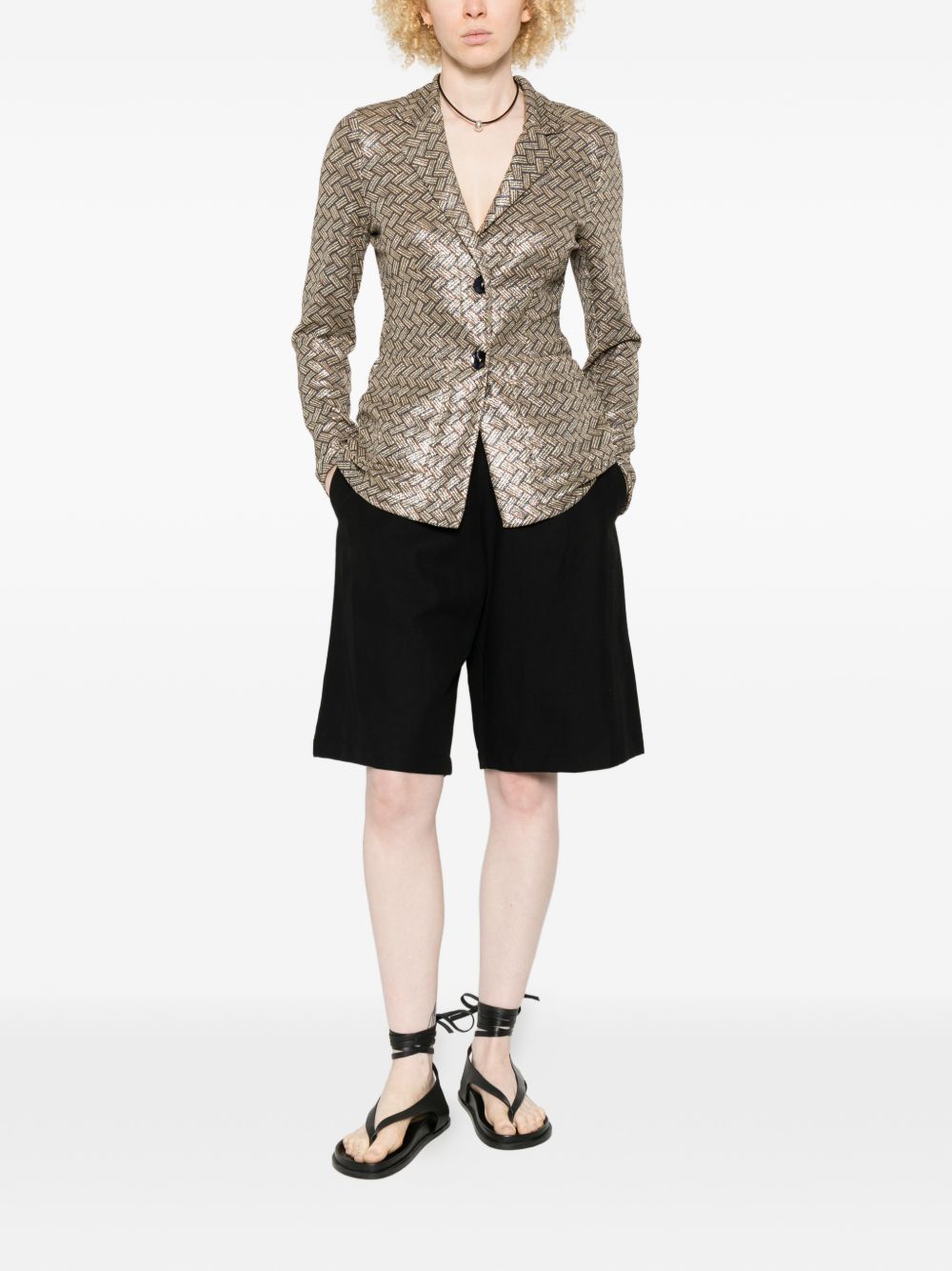 Siyu Siyu Tallis single-breasted jacket