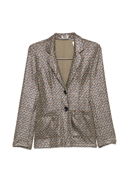 Siyu Siyu Tallis single-breasted jacket