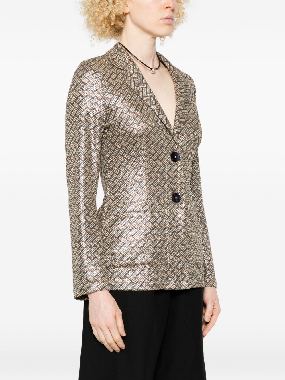 Siyu Siyu Tallis single-breasted jacket