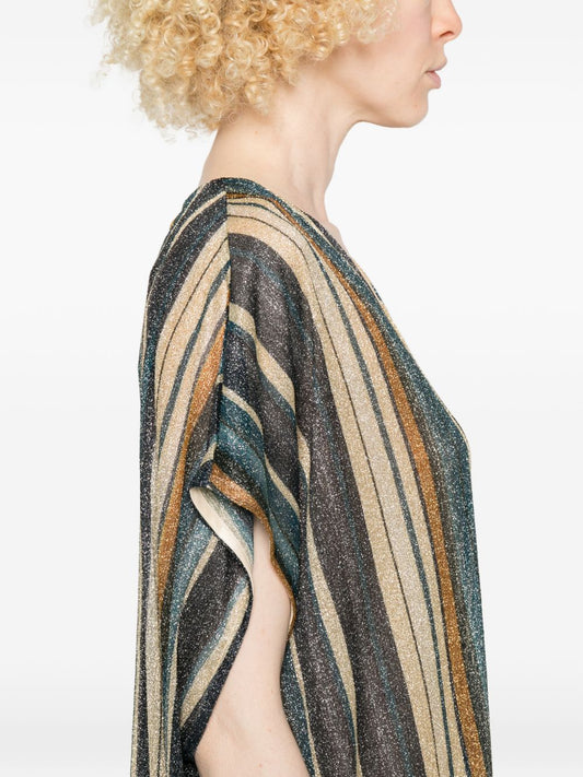 Siyu Zoe striped kaftan dress