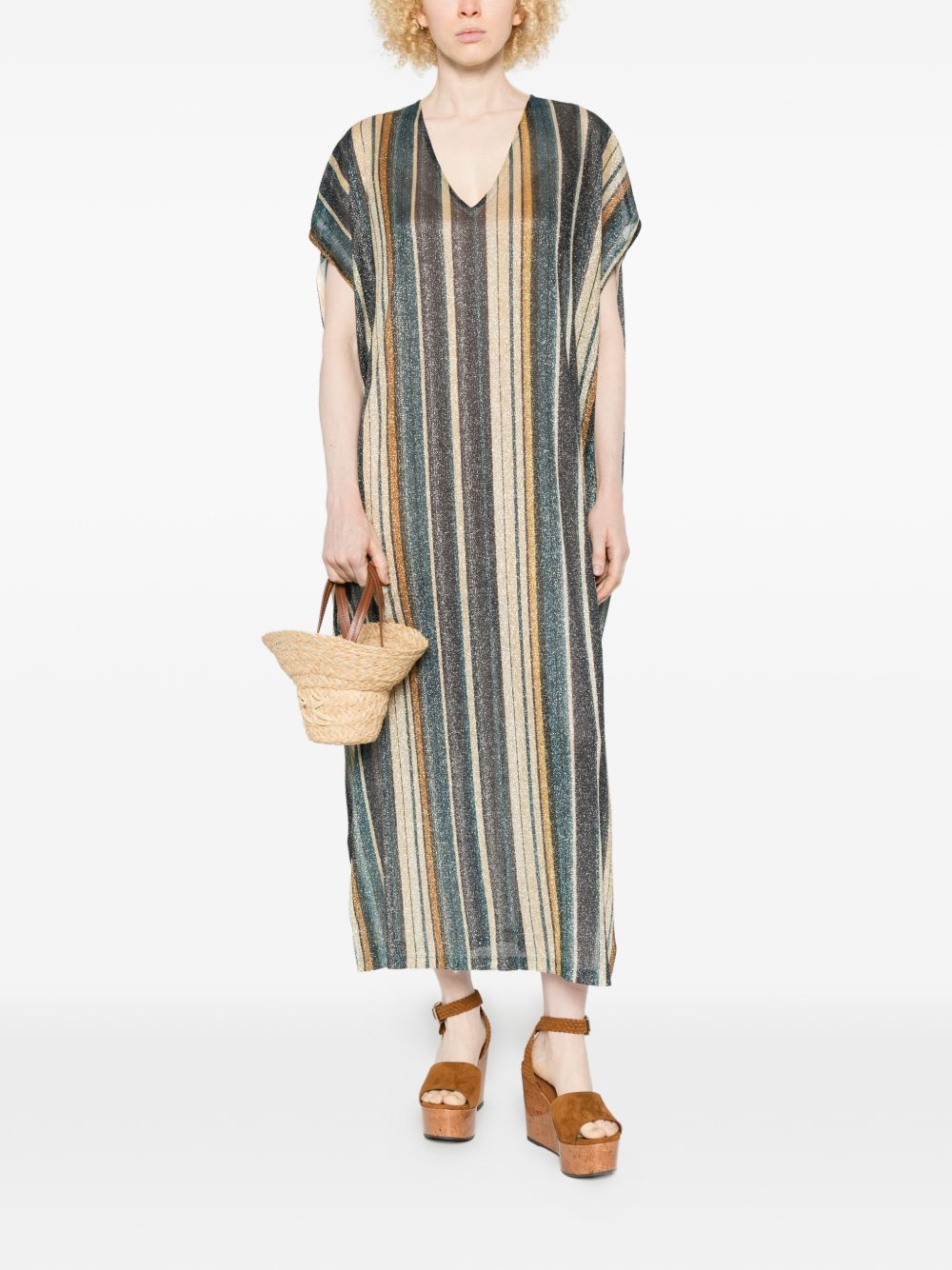Siyu Siyu Zoe striped kaftan dress