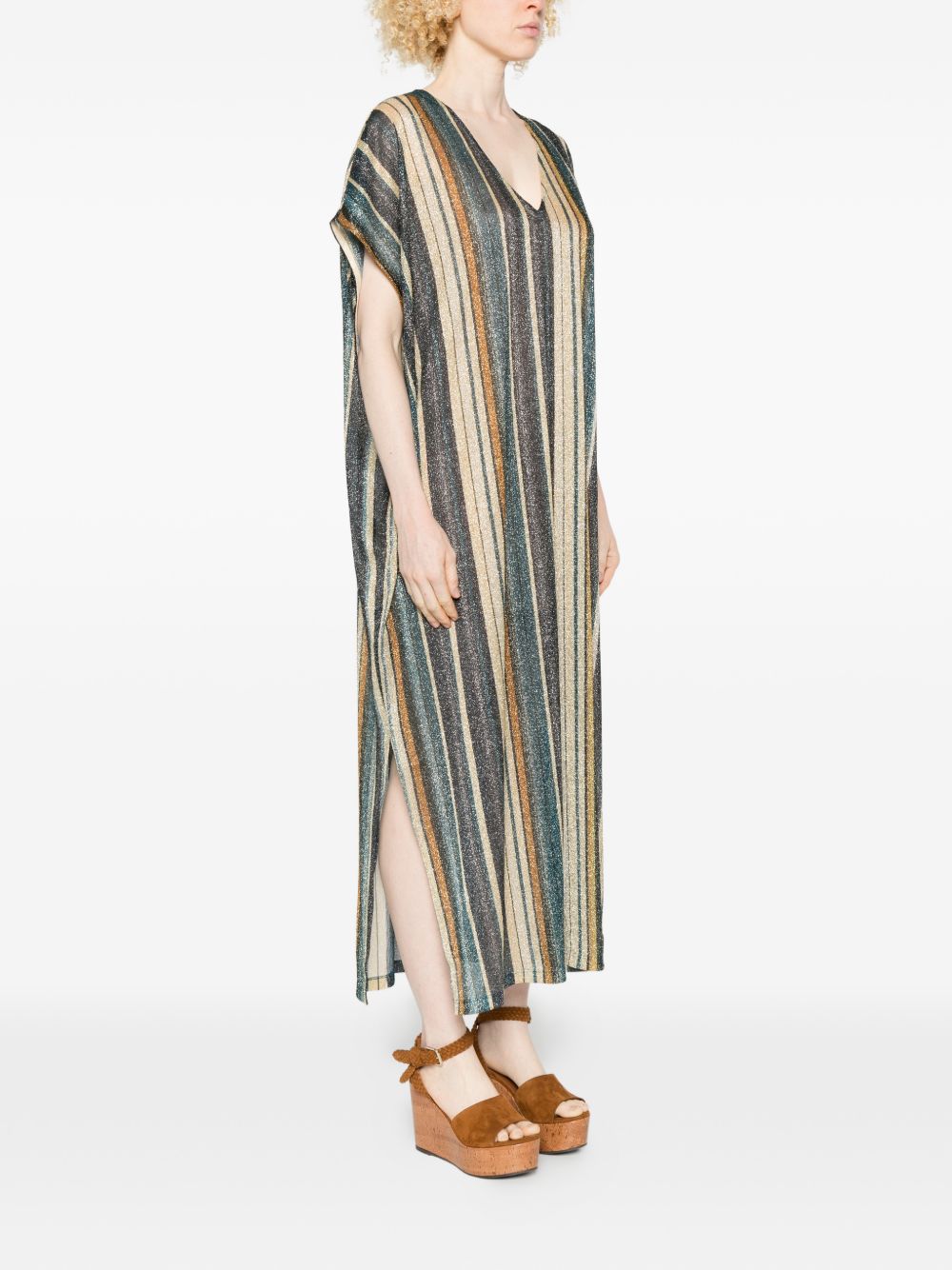 Siyu Siyu Zoe striped kaftan dress