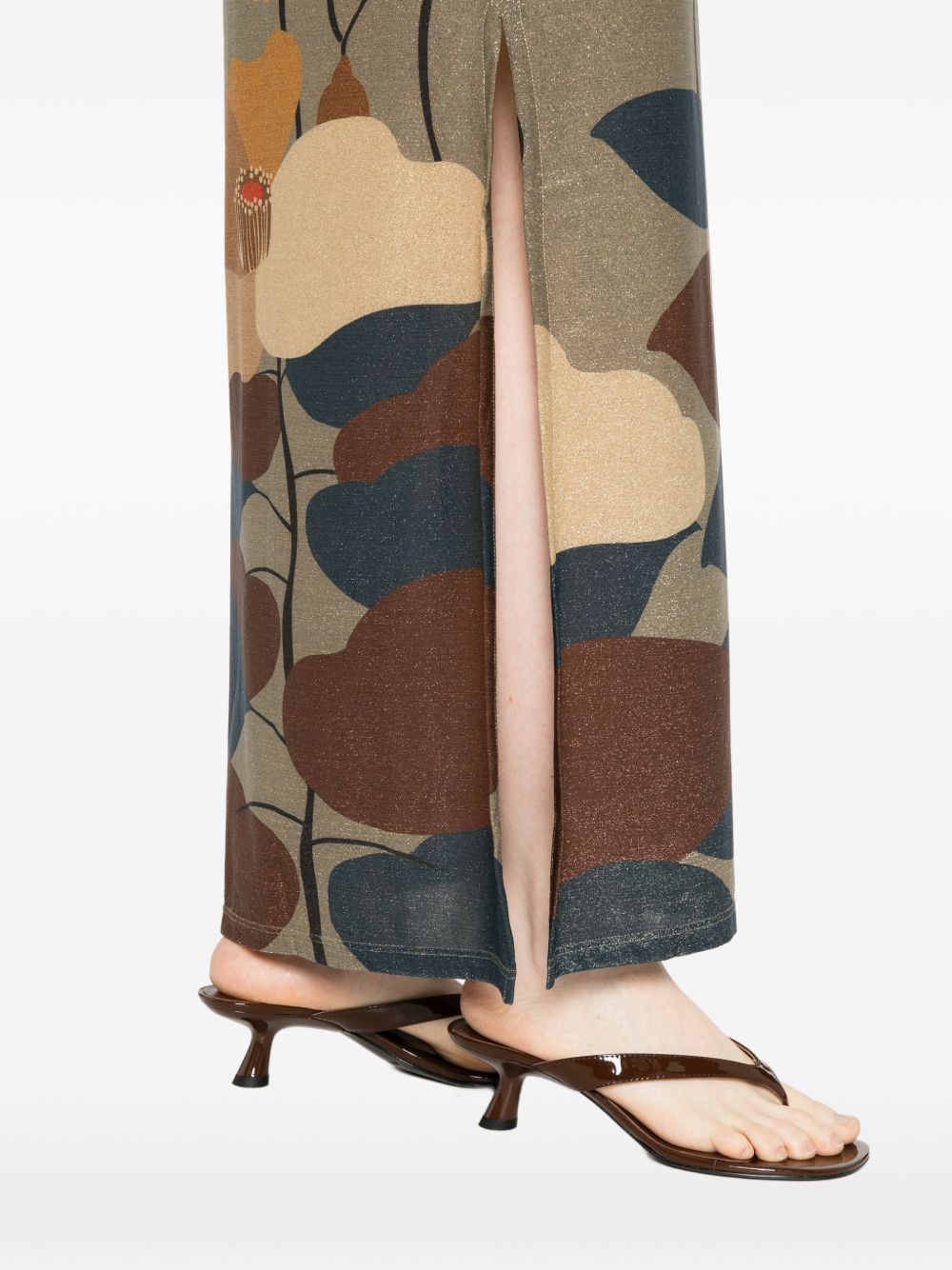 Siyu Siyu V-neck Ninfa kaftan dress