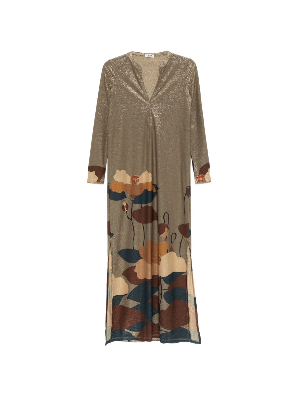 Siyu Siyu V-neck Ninfa kaftan dress