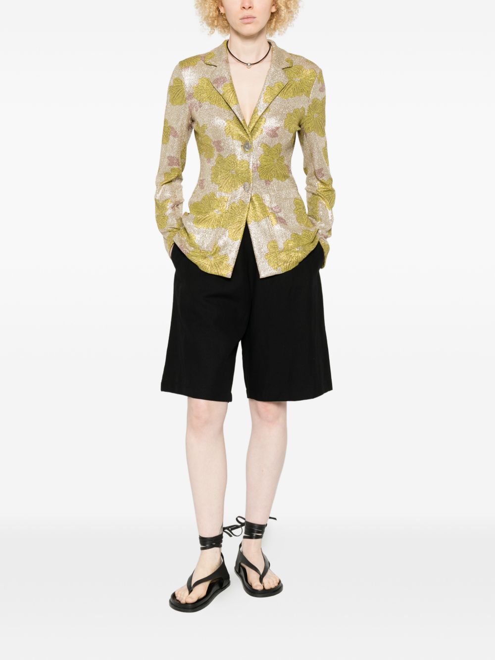 Siyu Siyu Rosella single-breasted jacket