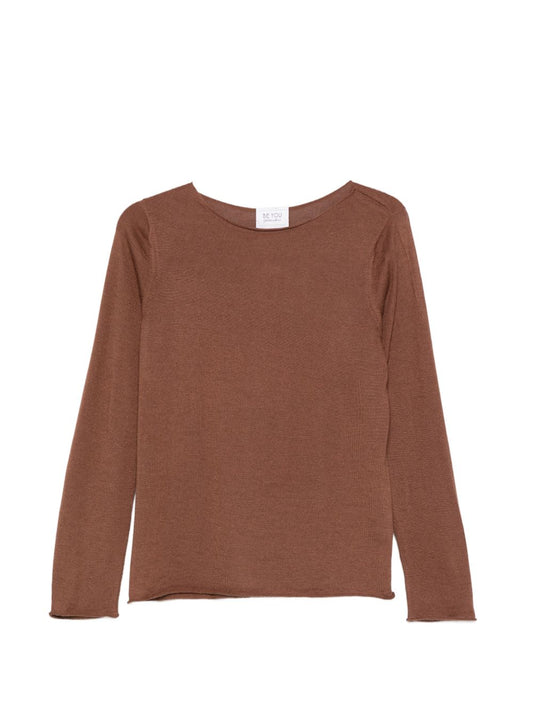 Beyou Beyou Cashmere and silk blend sweater